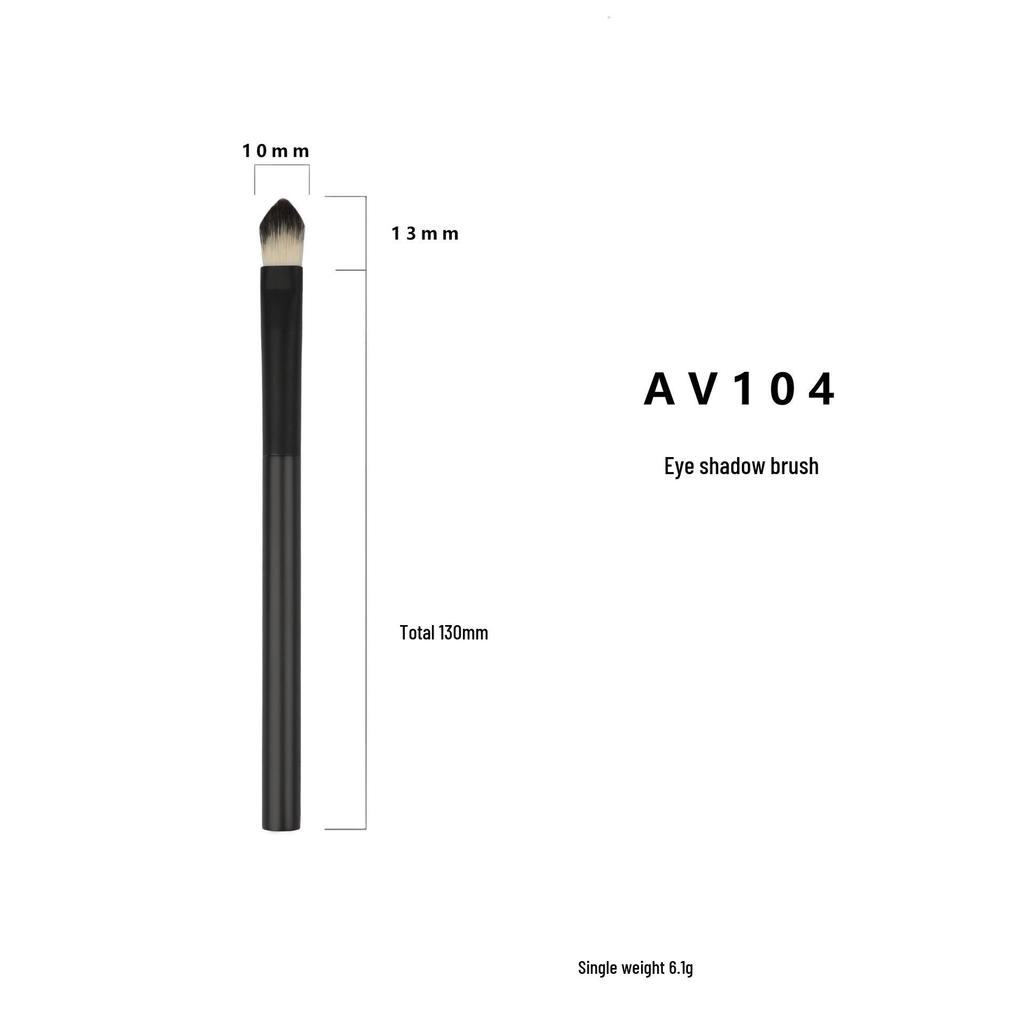 Luxurious 5-Piece Makeup Brush Set with Animal Hair for Blush & Powder Application