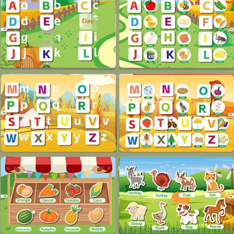Magnetic Sticker Busy Book For Baby Enlightenment Book Montessori Toy Activity Books For Toddlers
