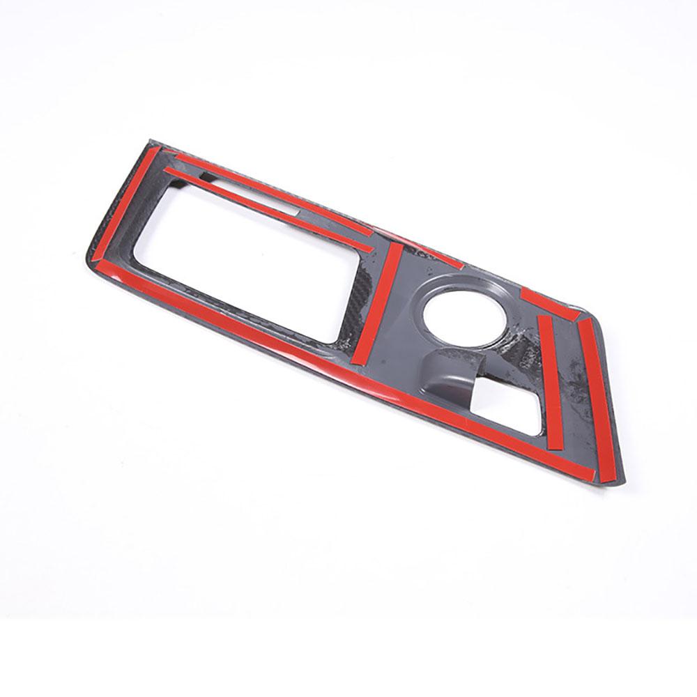 Carbon Fiber Style Gears Shifter Panel Cover Trims for Corvette C7 2014-2019