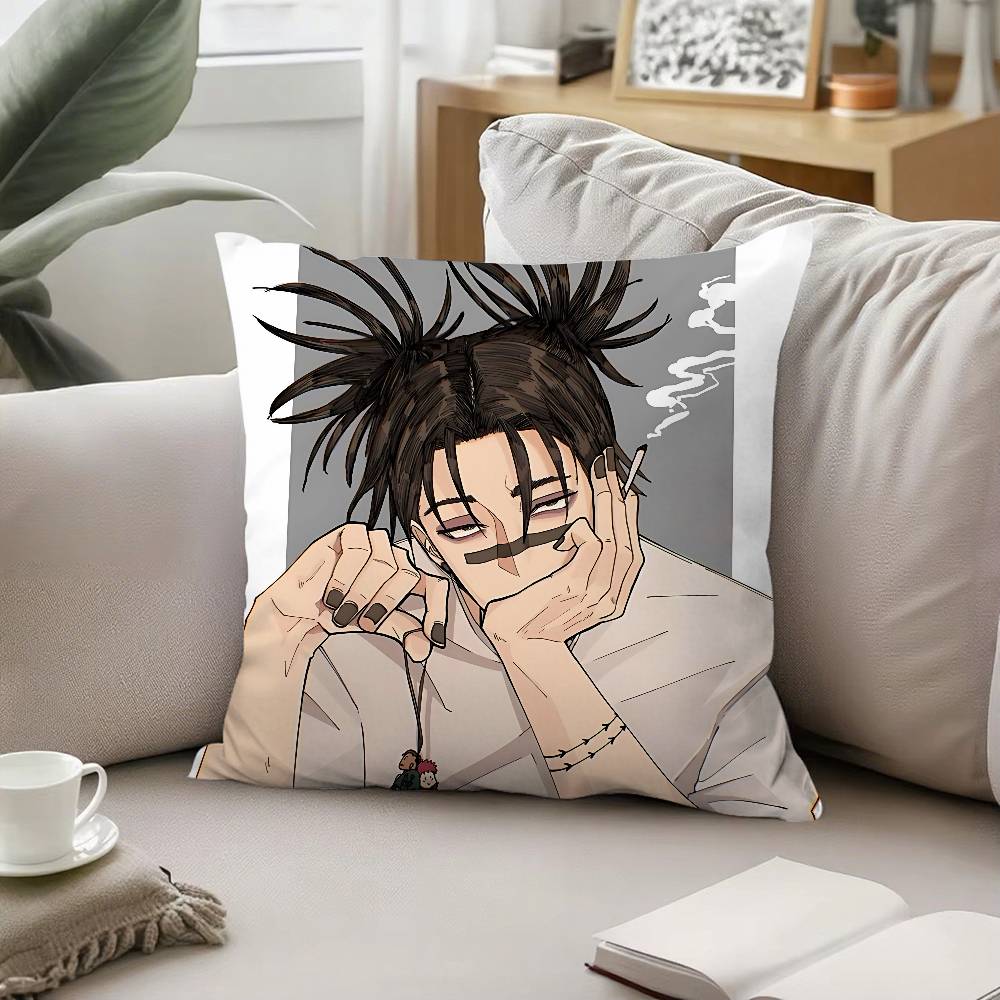 Anime C-Choso Throw Pillow Covers Pattern Cushion Cover Suitable For Sofa Bedroom Car Pillow Cover