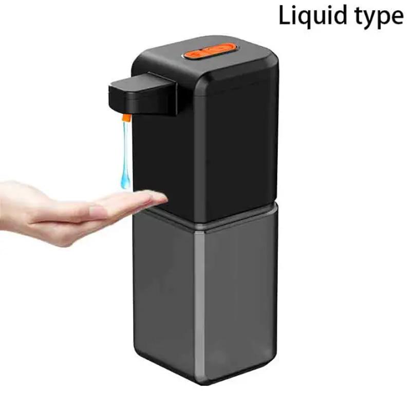 480ML Automatic Soap Dispenser Touchless Type C USB Rechargeable Electric Soap Dispenser Waterproof Foam/Liquid Dispenser