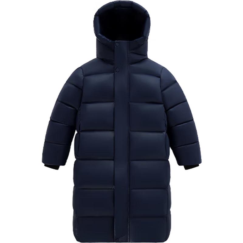 YEEHOO Unisex Kids  Thickened Goose Down Mid-Length Winter Jacket 160