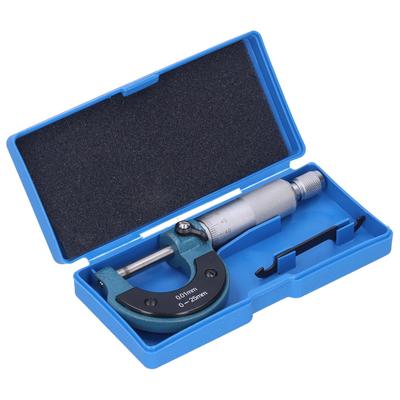 0-25MM 0,01mm Mikrometer Messschieber Gewindeskala Außenmikrometer Messwerkzeug Mechanikerwerkzeug
