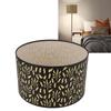 E27 E14 Metal Lamp Shade Metal   Lampshade Art Carved Hollow Lampshade with Shading Lining 25cm Water Grass Leaves