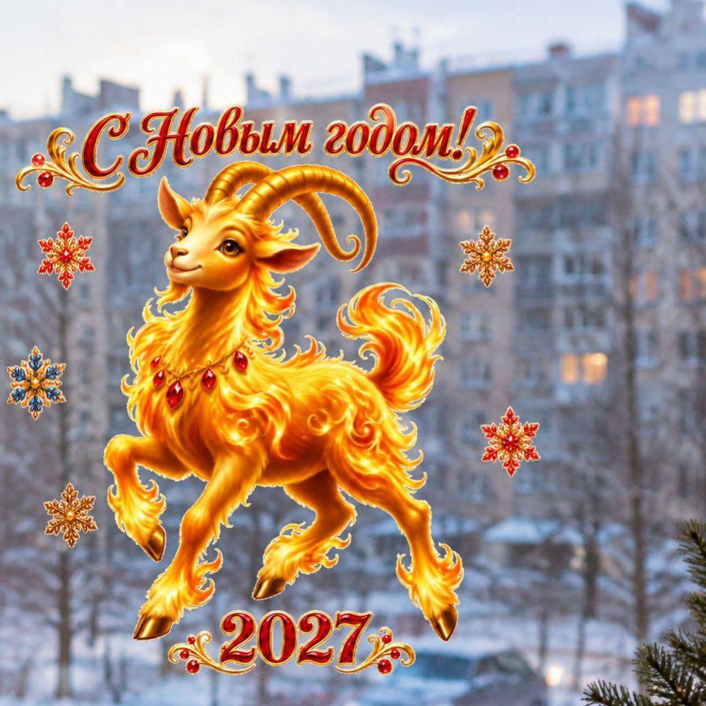 PVC Wall Sticker Static Adhesive Glass Sticker Festive Window Decal Home