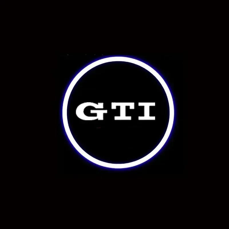 2026 Hot For VW VOLKSWAGEN 2Pcs LED Car Door Welcome Light Courtesy Projector Lamps for VOLKSWAGEN VW GTI Golf Tiguan Arteon POL