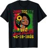 Juneteenth Shirts Women Celebrating Black Freedom Day 1865 Unisex T-Shirt