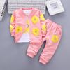 Spring & Autumn Fashion 3-Piece Set for Baby Girls: New Style Children's Clothing