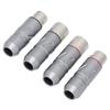 4Pcs 3 Pin XLR Adapter Pure Copper Plated 2 Male 2 Female XLR Converter Plug for Power Amplifier Microphone