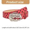 Fashion PU Belt for Woman Waist Decors Pants Belt Simple Dotted Belt Jeans Pants Decorative Belt Multiuse Waiststrap