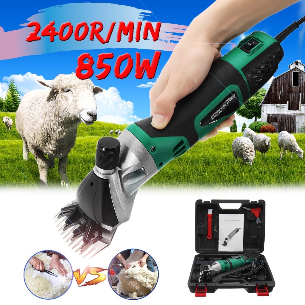 Electric Sheep Goat Shearing Machine Trimmer Tool Wool Scissor Cut Clipper Shaving Machine 220V 850W