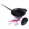 8Pcs Hair Color Dye Bowl Comb Brushes Gloves Hat Tool Kit Dye Bowl Comb Brush