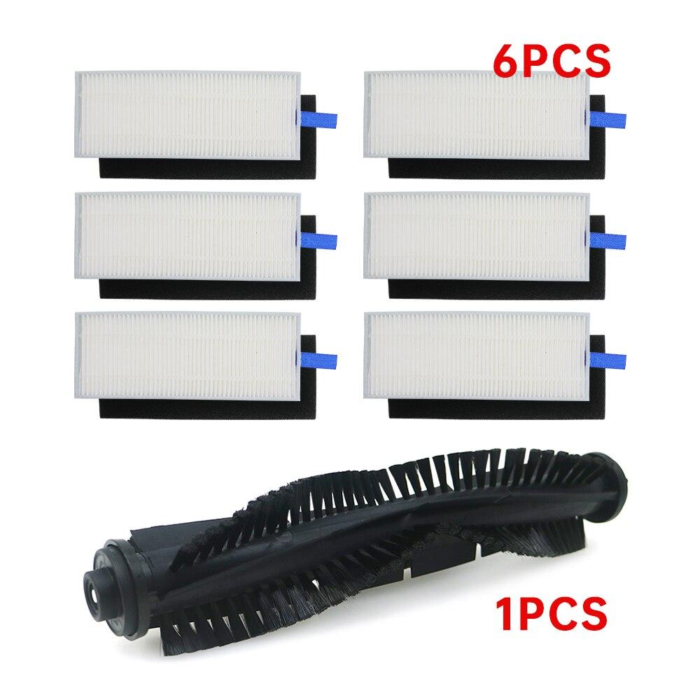Κύρια Βούρτσα Φίλτρο HEPA για Qihoo 360 S6 Κυλινδρική Βούρτσα Πλαϊνή Βούρτσα Πανί Σφουγγαρίσματος Ανταλλακτικά Αξεσουάρ Ρομποτικής Ηλεκτρικής Σκούπας