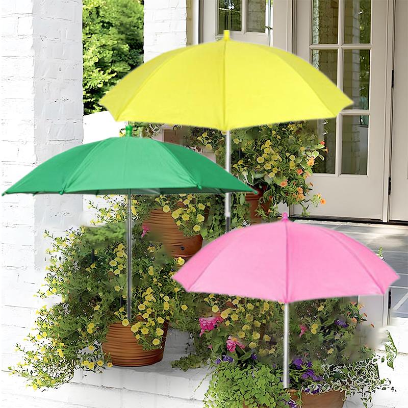 Upgraded Plant Umbrellas For Outdoor Plants, Adjustable Garden Shade Umbrella 26" Larger Plants Shade Cover