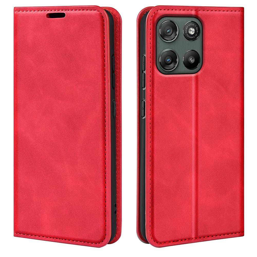 For Motorola Moto G67 Power 5G Case Skin Touch Leather Wallet Phone Cover