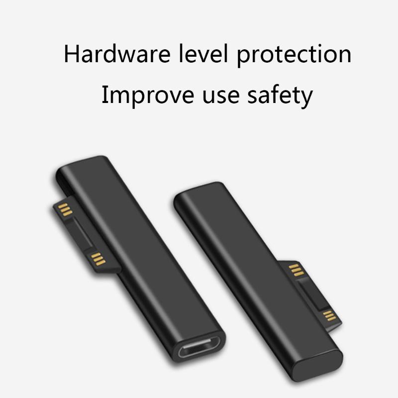 

Перехідник Type-C Female PD USB C для Microsoft Surface Pro 3/4/5/6 As Shown A