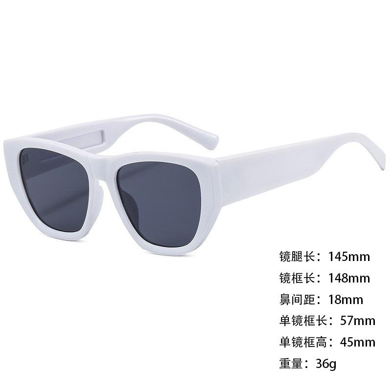 Foreign Trade Sunglasses Wide Legs Big Frame Vgo88 Men'S And Women'S Jelly Color Personalized Uv400 Sunglasses