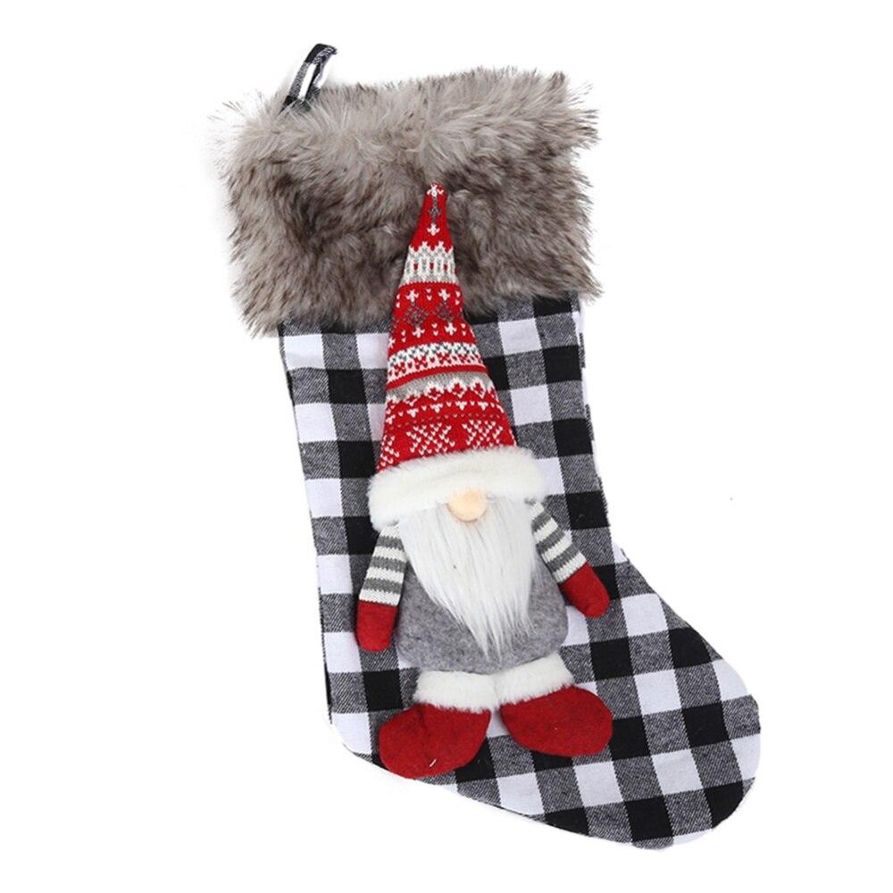 Christmas Stocking Christmas Tree Pendant Xmas Stockings Decoration