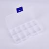 10 Compartments Transparent Visible Plastic Fishing Lure Box Fishing Tackle Box