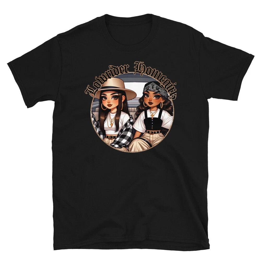 VINTAGE LOWRIDER OLDIES DESIGN OLD SCHOOL CHOLAS Short-Sleeve Unisex T shirt S