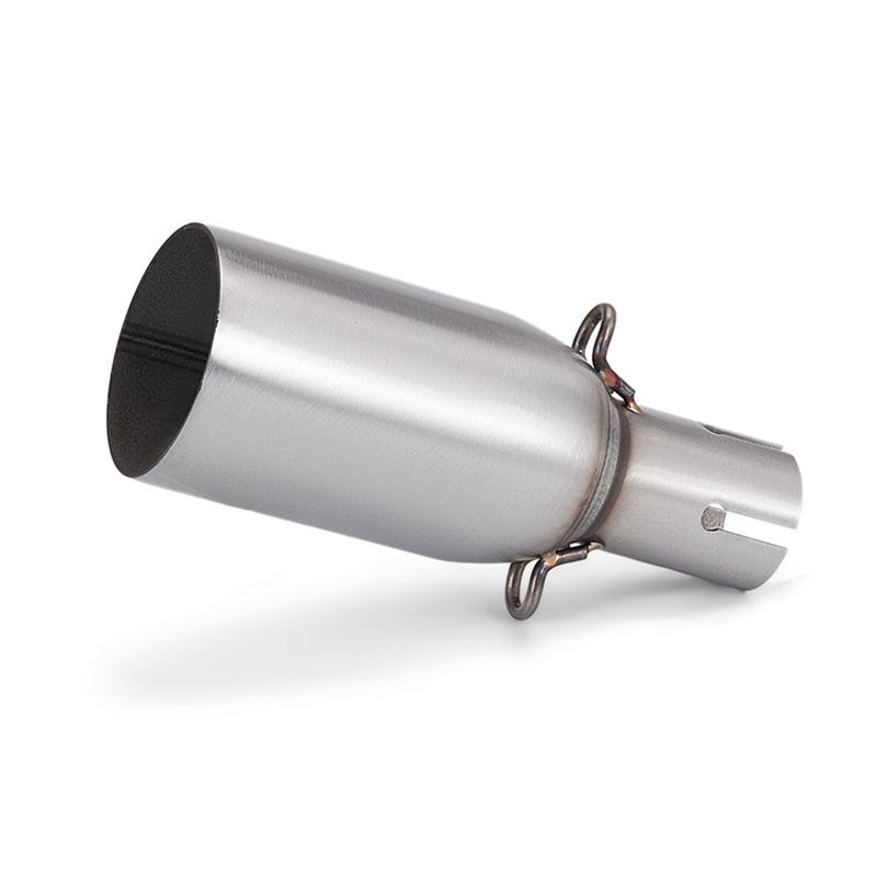 A90Q-Motorcycle Modified Exhaust Pipe 40/42/45Mm Adapter Compatibility, Fits 51Mm Middle Link Pipe, Non-Destructive tallation As Shown 42mm