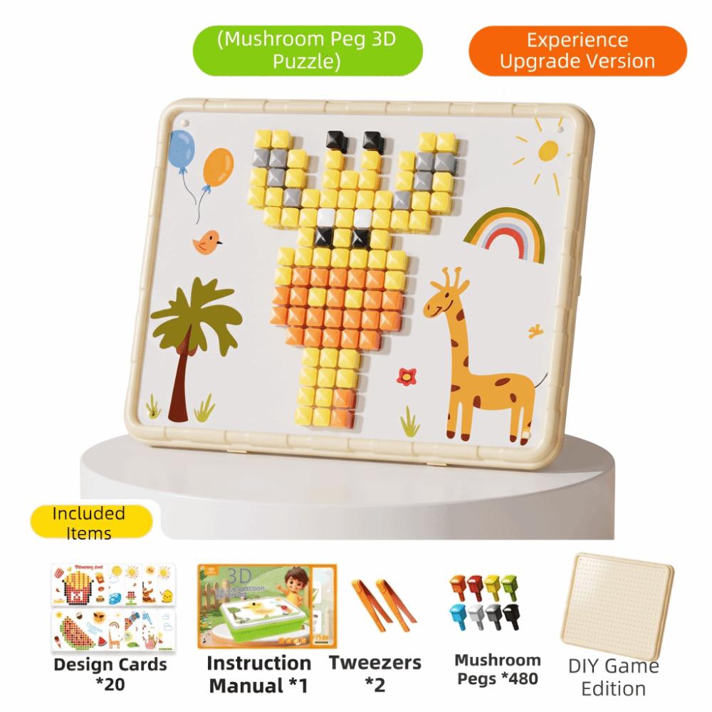 Konzentrationstraining Steckenpuzzle Brettspiel Pilznagel Puzzle Brettspiel Geburtstagsgeschenke