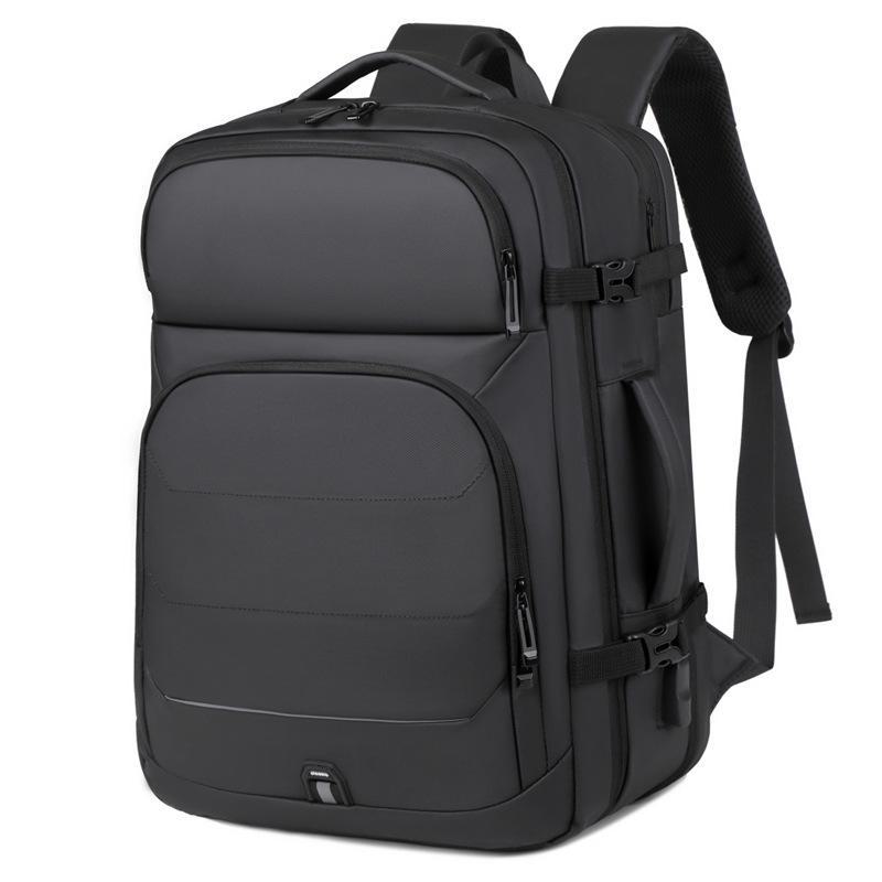 Multifunksjonell utvidbar laptop- og vognryggsekk for menn for forretningspendling og reiser
