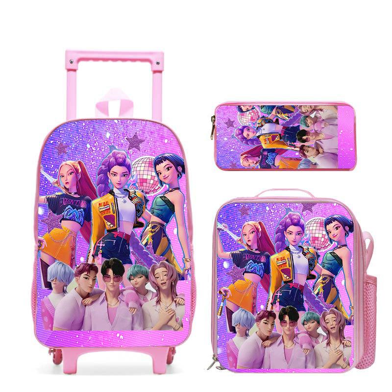 Kpop Witch Hunter Girl Group Schoolbag High Definition Printing Casual Crossing Border Lightweight Tie Rod Backpack One Piece Hair
