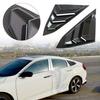 1 Pair Of Side Window Louvers Abs Scoop Cover Vent Car Modification Accessories For 2016-2020 Civic Sedan