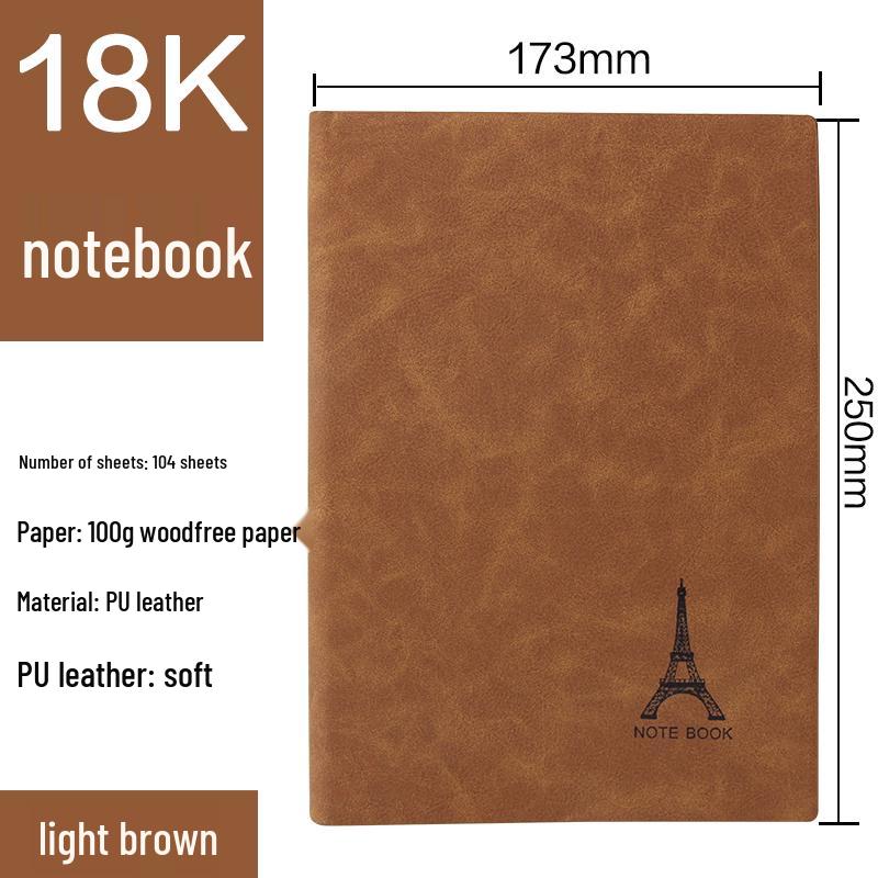 A5 Business Notebook Diary - Large Meeting Record Book, Office Supplies