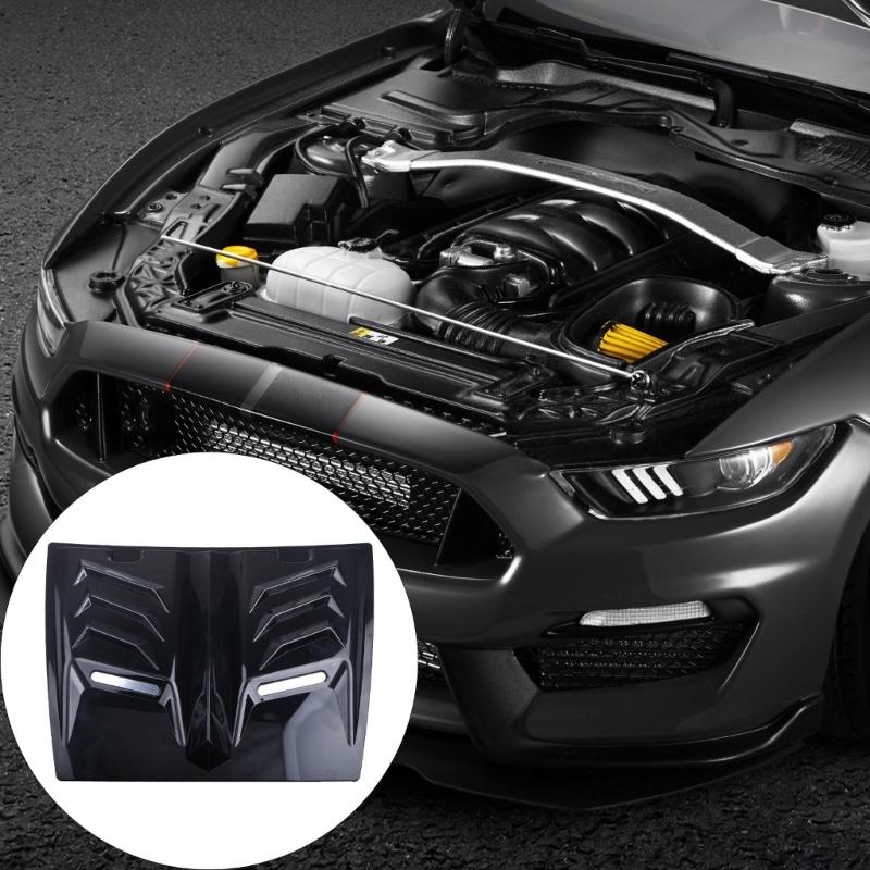 Car Air Flow Intake Hood Scoops Vents Center Side Hood Scoops Decorative Cover Automotive Accessories Easy Installation