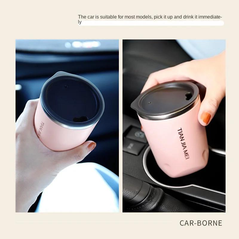 Stainless Steel Coffee Mug Leak-Proof Thermos Travel Thermal Vacuum Flask Insulated Cup Milk Tea Water Bottle Tumbler Drinkware