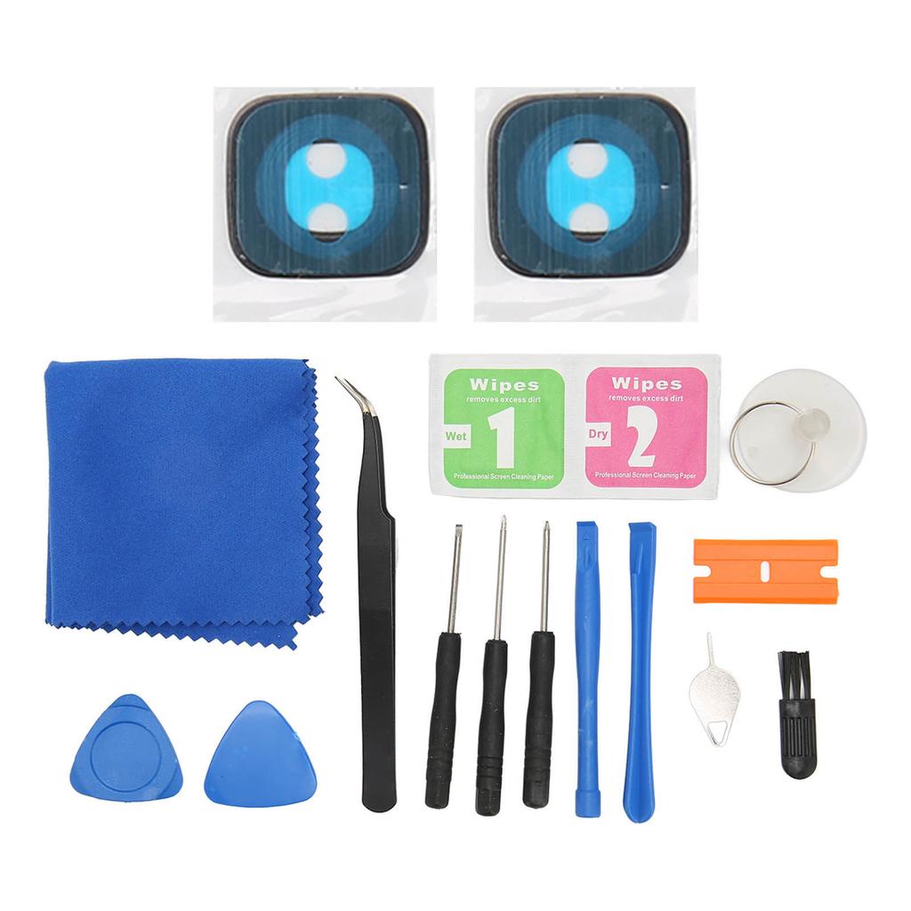 Rear Camera Glass Replacement Professional Back Camera Glass with Adhesive Pre Installed Repair Tools for Galaxy S9