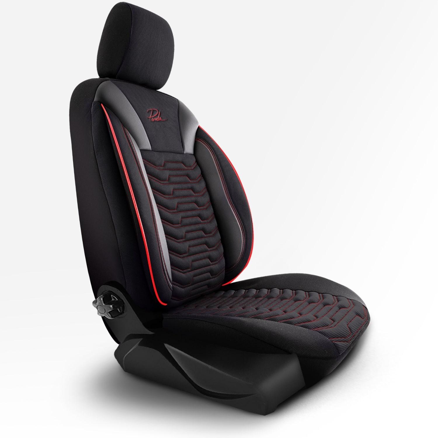 

ЧЕХОЛ АВТОКРЕСЛА ИЗ ТКАНИ ПИКЕ PARIS SERIES Черный Красный