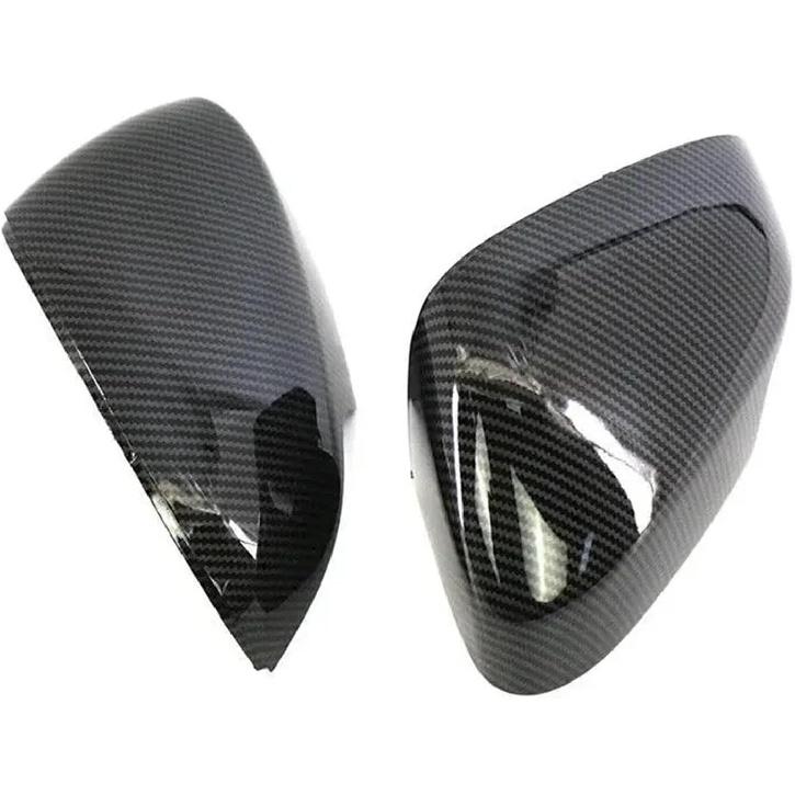 Compatible With Volvo C30 S40 S80 S80L 2007-2011 Carbon Fiber Look Car Replacement Mirror Cover Caps 39850553 39850533