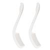 2pcs Long Curved Handle Comb Fodable Portable Convenient Hair Care Comb for Elderly Disabled People