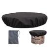 600D Oxford Fire Pit Cover Weather Resistant Protective Cover  Built-in Stone Firepits