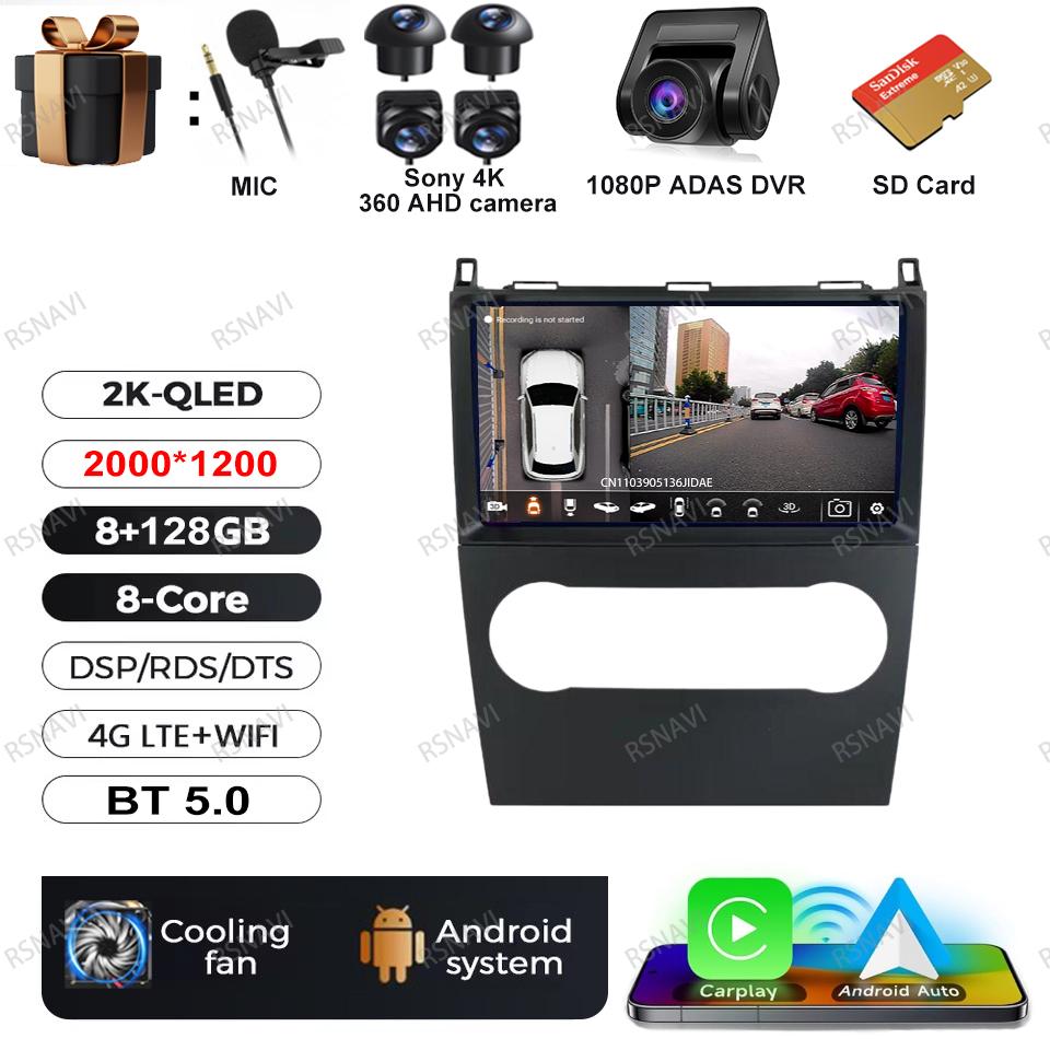Android 16 Video Player For Mercedes Benz B200 A B Class W169 A160 A180 A200 A220 2009-2012 Multimedia Car Radio Carplay GPS BT