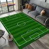 Style Football Field Soccer Sport Carpet Rug for Living Room Bedroom Home Sofa Decoration,Kids Area Rug Non-slip Floor Mat