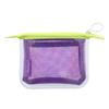 Stationery Mini Clear Neon Violet x Lime S2331322 Sun-Star Pouch, Mitte, Glitter, Green,