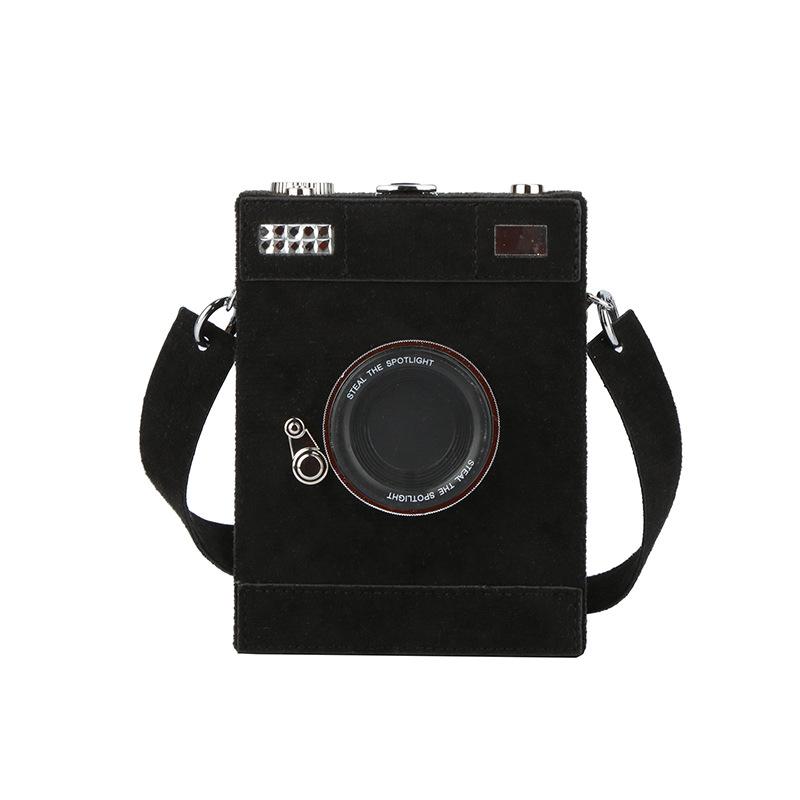 Textured new women's bag fashion camera box bag retro shoulder messenger women's bag