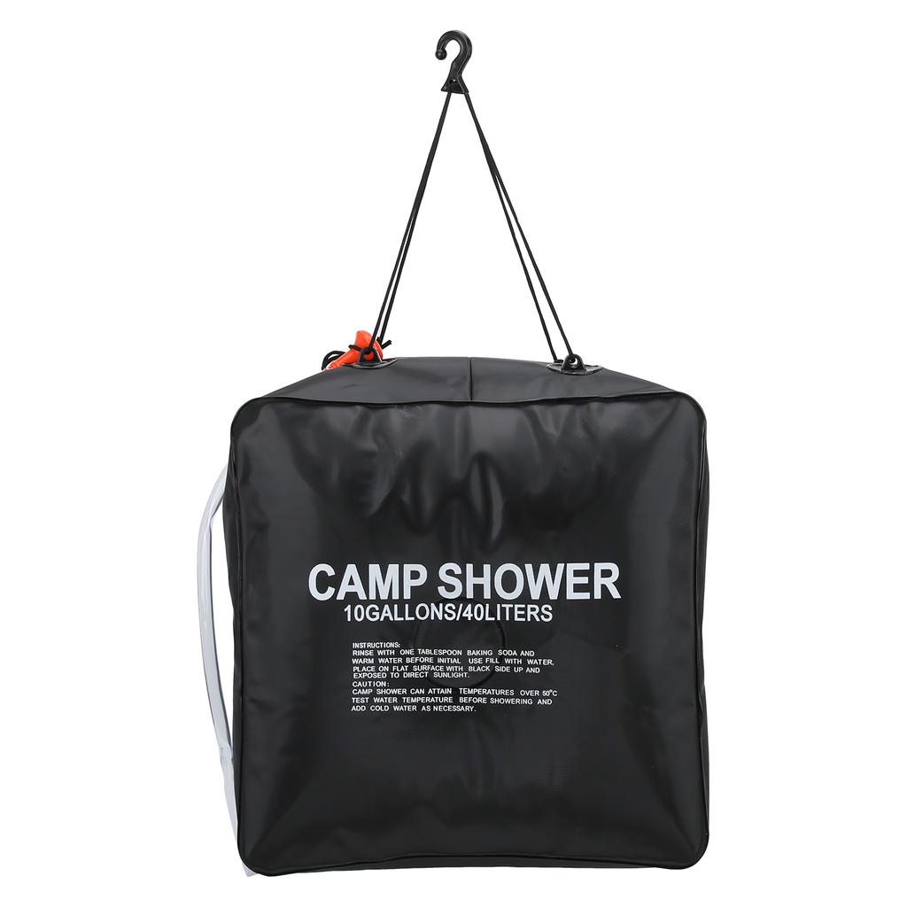 40L Solar Duschtasche Wassertasche Energieerwärmung Bade Solarbeheizte Campingdusche für den Außenbereich