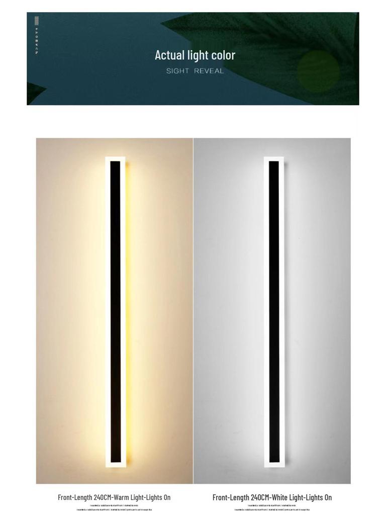 Waterproof LED Outdoor Wall Light for Courtyard, Balcony, and Villa