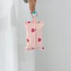 Korean Cute Polka Dot Handmade Lace Mini Tissue Bag High Appearance Portable For Out Storage Hanging Bag