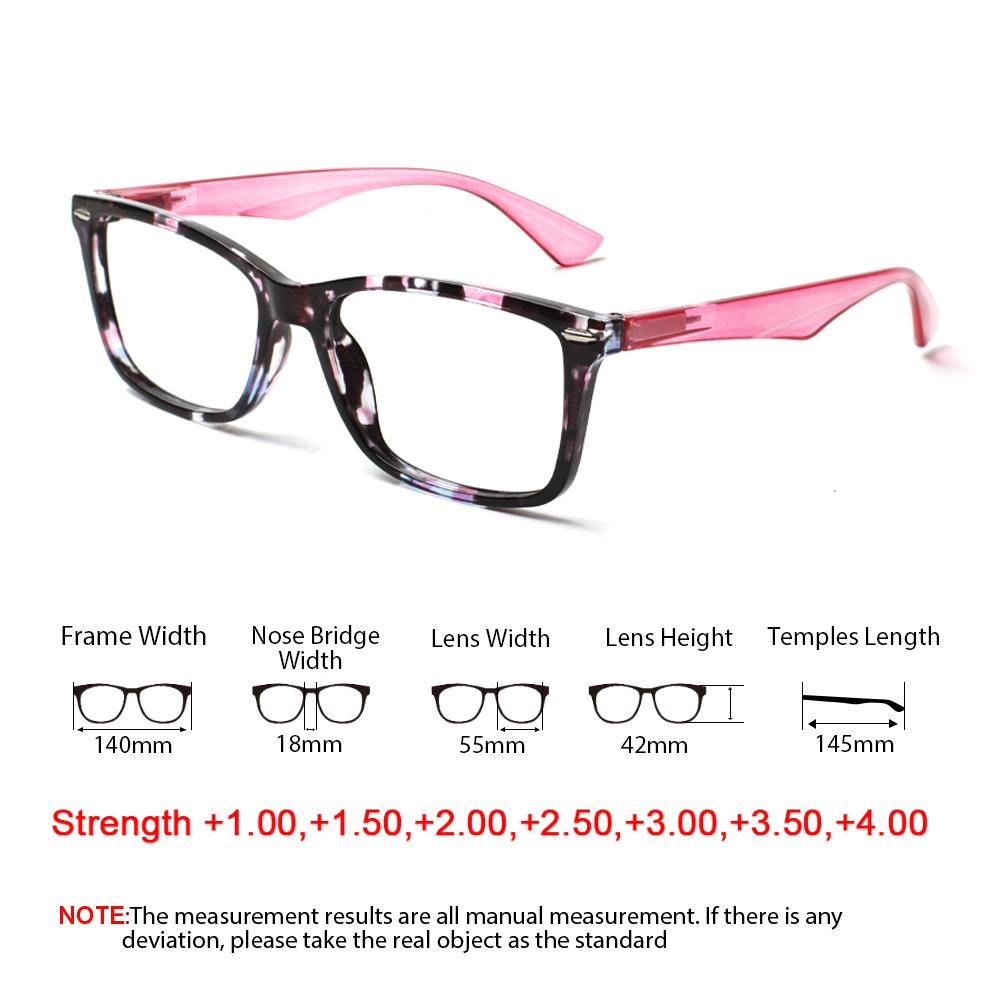TUREZING Spring Hinge Reading Glasses for Women Men High Quality HD Lens Prescription Eyeglasses