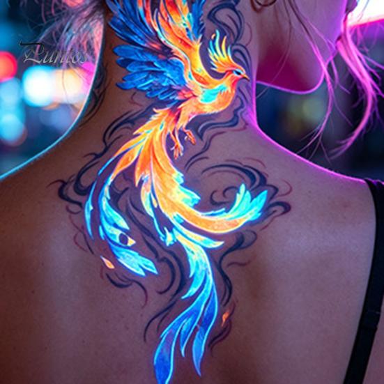 Removable Tattoo Stickers 5 Sheets Butterfly Stickers, Waterproof Temporary Flower Tattoos, Colorful Non-irritating Decals Face Body Tattoos