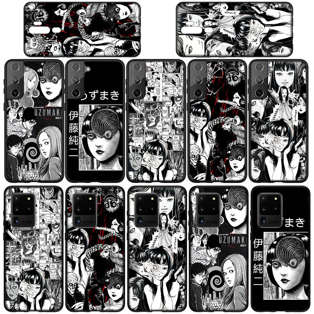 For Samsung Galaxy S24 S23 iPhone 16 15 14 Xiaomi Redmi Note 13 12 11 Plus 9 Pro Max X XR Phone Case Anime Tomie Cartoon Junji Ito OPPO Huawei Cover