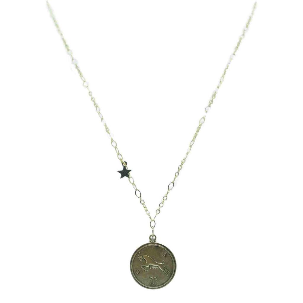 Amano Studio Medallion - Aries Constellation Necklace Jewelry Aries Gift