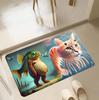 VIKAMA Tung Tung Sahur Italian Brainrot Creative Blankets Non-slip Floor Mats  Bedroom Bathroom  Home Decoration