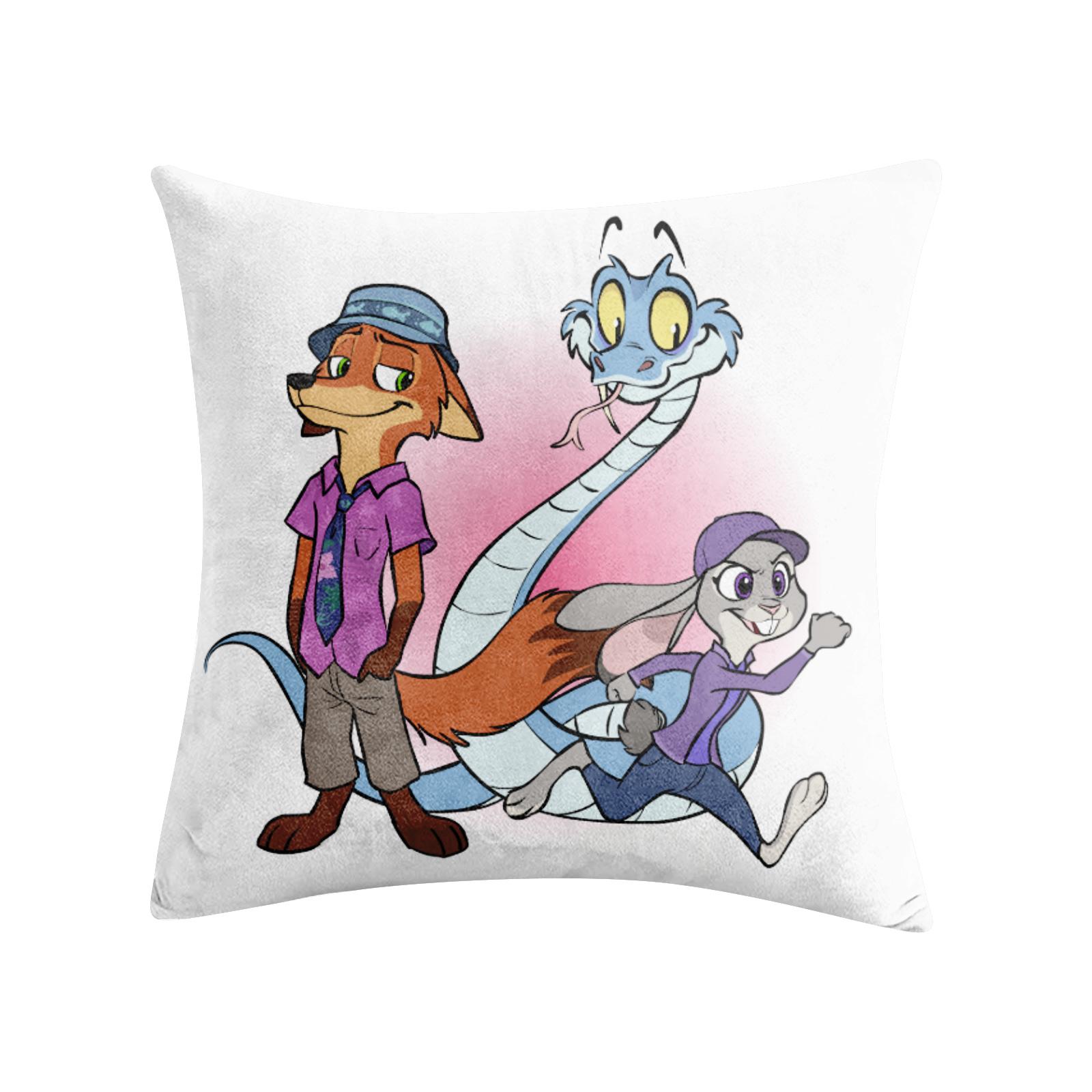 

Printed Pillowcase Square Pillowcase Sofa Pillowcase No Core Comfortable Pillowcase One Size